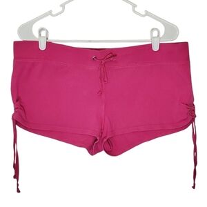 🟢2139 * Op Ocean Pacific Cinched Side Shorts Pink Size L (11/13) Y2K